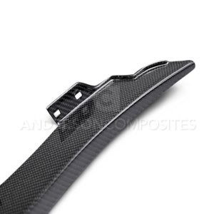 Ford Mustang Splash Guards - Front - Anderson Composites - 3K, 2X2 Twill Weave - Carbon Fiber - `15-`20